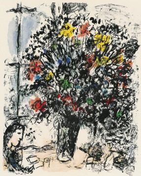  in - The Reading lithograph contemporary Marc Chagall